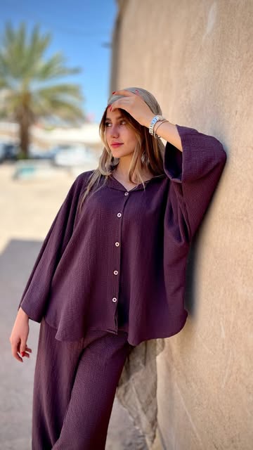 ست شومیز و شلوار اسپورت زنانه  ینزی پفکی